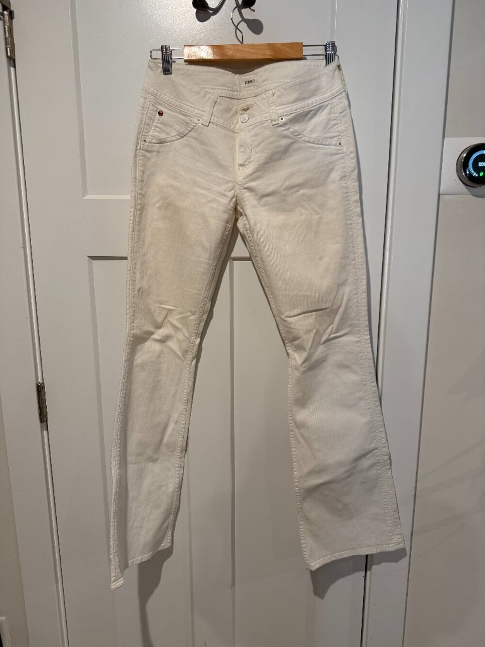 Hudson White Bootcut Jeans Size 8